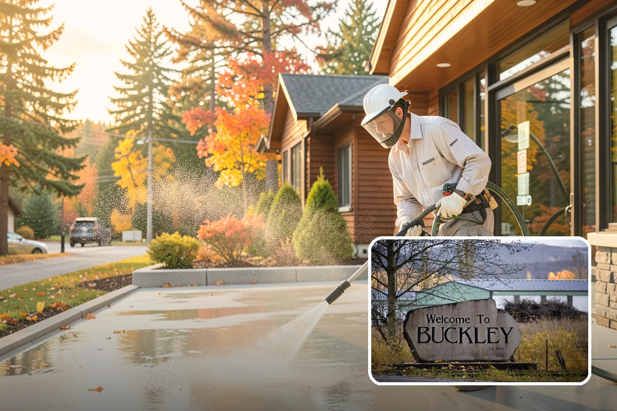 Convenience Store Cleaning in Buckley, Pierce County, WA - Removes sticky spills, gum, and food residue from entries