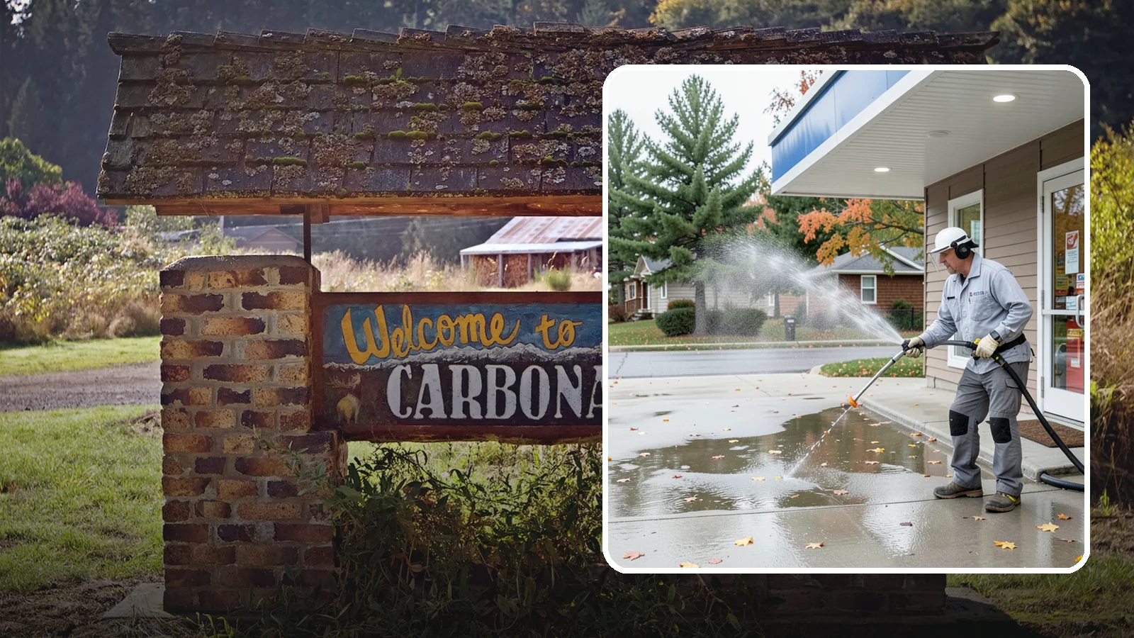 Convenience Store Cleaning in Carbonado, Pierce County, WA - Fast-turnaround exterior cleaning for convenience stores that clears spills, gum, grease, and grime from entrances, walkways, and...