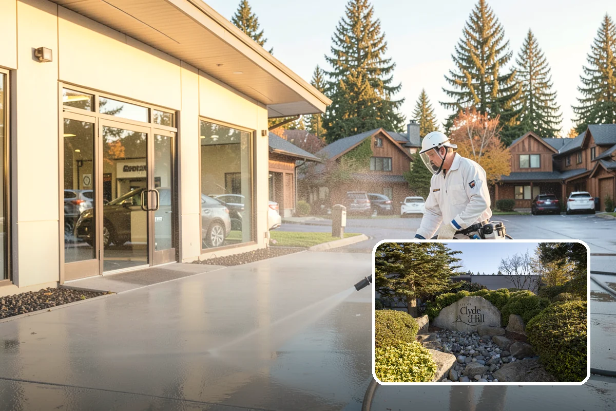 Convenience Store Cleaning in Clyde Hill, King County, WA - Removes sticky spills, gum, and food residue from entries