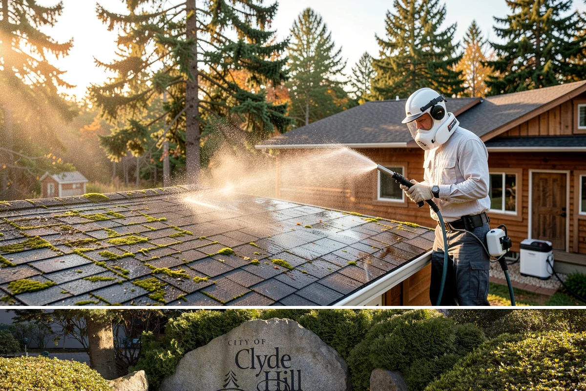 Convenience Store Cleaning in Clyde Hill, King County, WA - Monthly cleaning keeps a convenience store entrance presentable, with added attention in summer when melted spills and traffic...