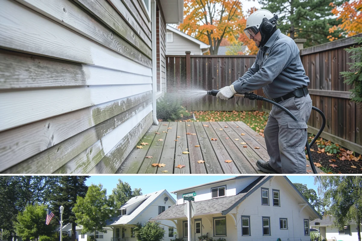 Convenience Store Cleaning in DuPont, Pierce County, WA - Monthly cleaning keeps a convenience store entrance presentable, with added attention in summer when melted spills and traffic...