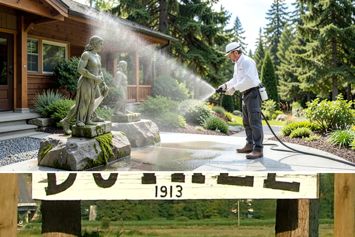 Convenience Store Cleaning in Duvall, King County, WA - Monthly cleaning keeps a convenience store entrance presentable, with added attention in summer when melted spills and traffic...