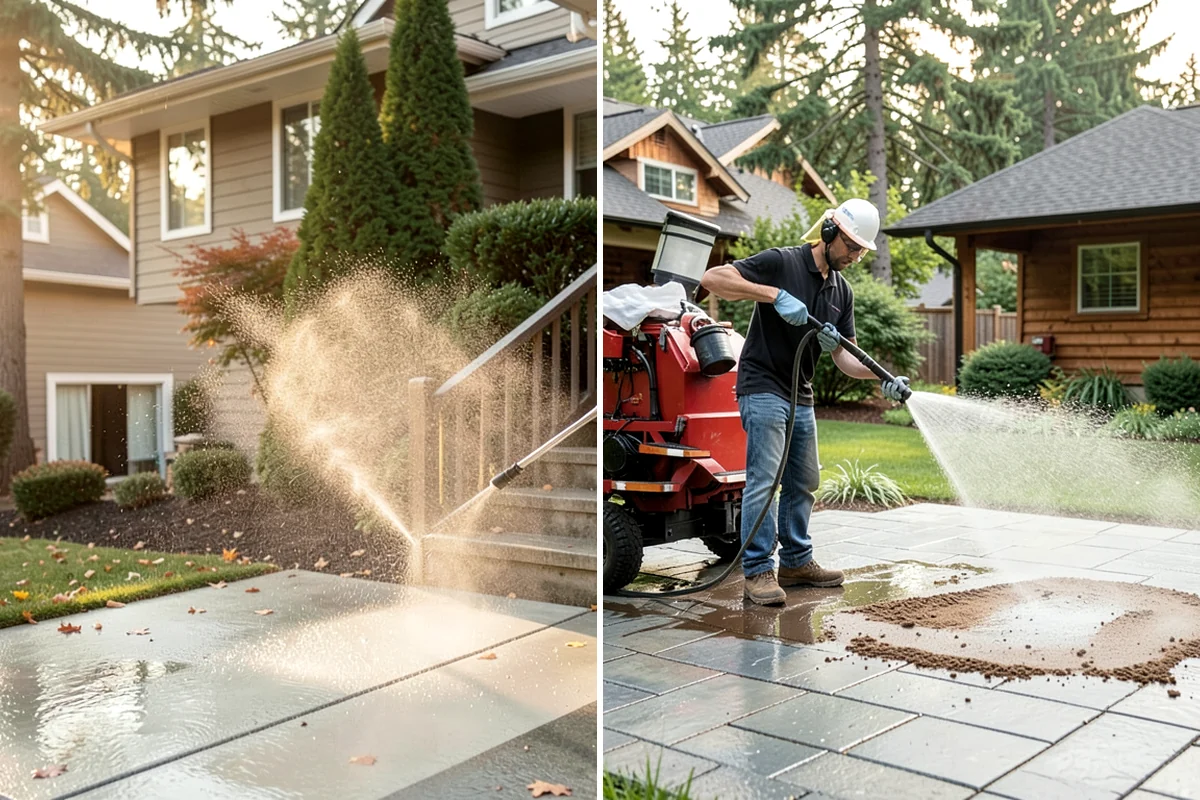 Convenience Store Cleaning in Federal Way, King County, WA - Pre-treat gum, grease, and high-traffic entry zones