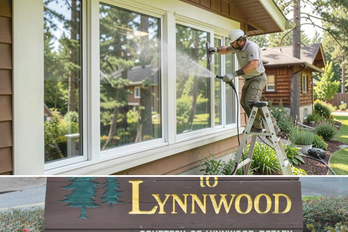 Convenience Store Cleaning in Lynnwood, Snohomish County, WA - Monthly cleaning keeps a convenience store entrance presentable, with added attention in summer when melted spills and traffic...