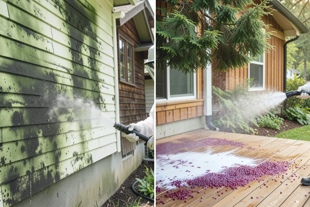 Convenience Store Cleaning in Medina, King County, WA - Pre-treat gum, grease, and high-traffic entry zones