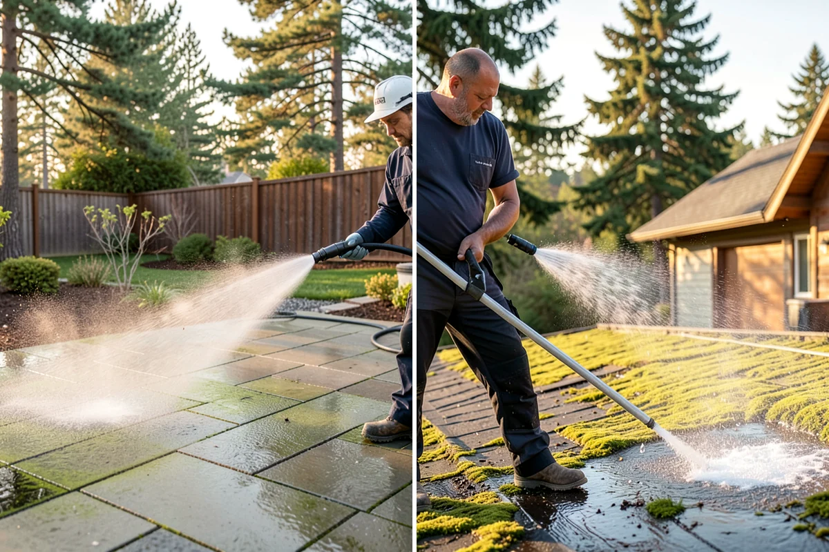 Convenience Store Cleaning in Shoreline, King County, WA - Pre-treat gum, grease, and high-traffic entry zones