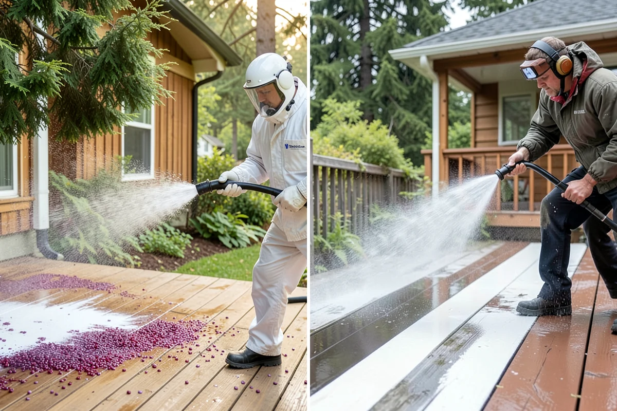 Convenience Store Cleaning in Snoqualmie, King County, WA - Pre-treat gum, grease, and high-traffic entry zones