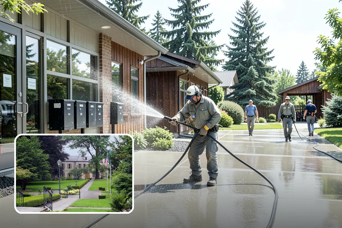 Convenience Store Cleaning in Woodinville, King County, WA - Removes sticky spills, gum, and food residue from entries