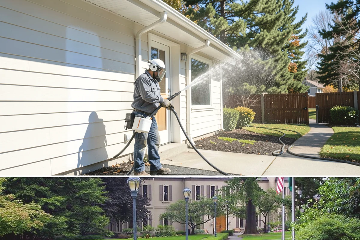 Convenience Store Cleaning in Woodinville, King County, WA - Monthly cleaning keeps a convenience store entrance presentable, with added attention in summer when melted spills and traffic...