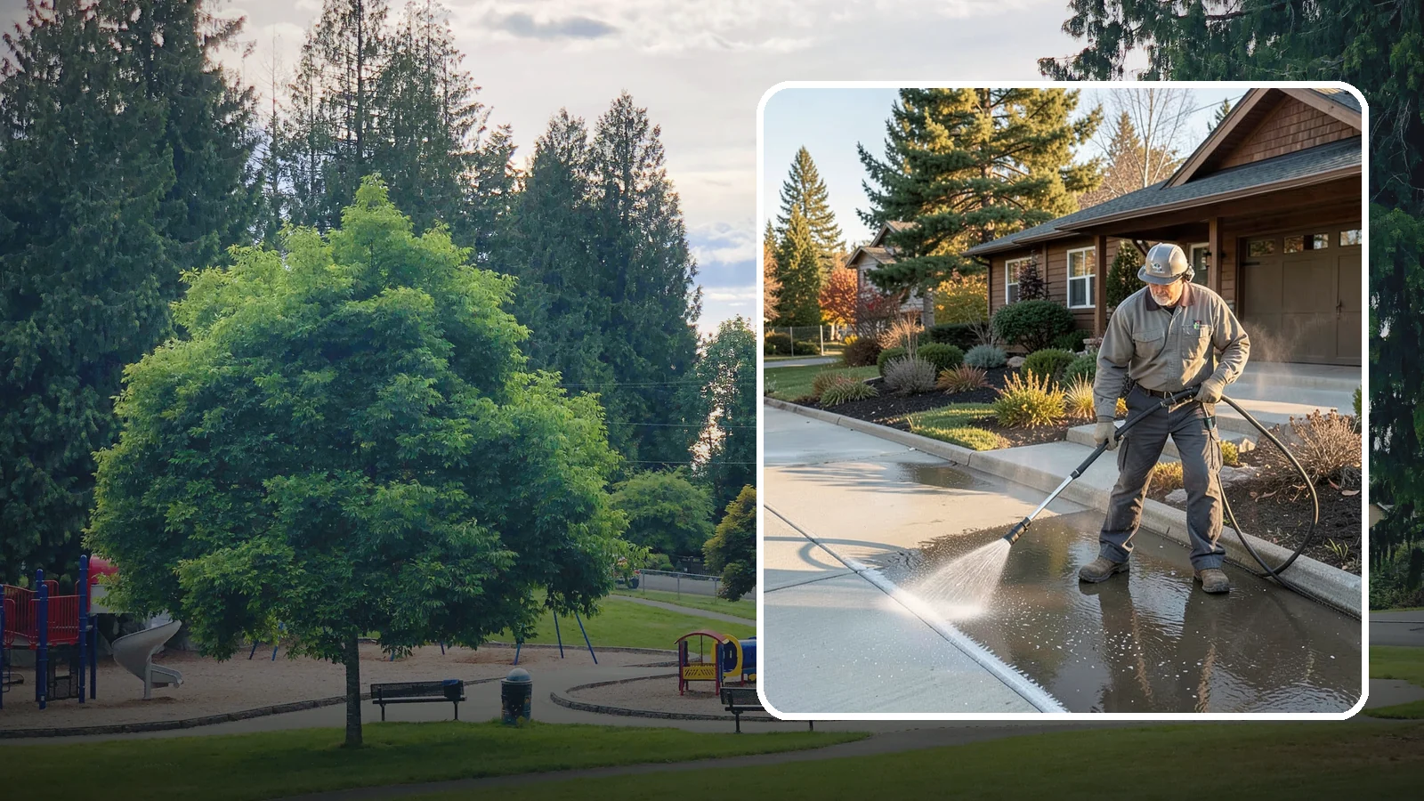 Curb Appeal Package in Bonney Lake, Pierce County, WA - We target the surfaces that buyers and guests see first, delivering a fast, high-impact refresh of your home's street-facing...