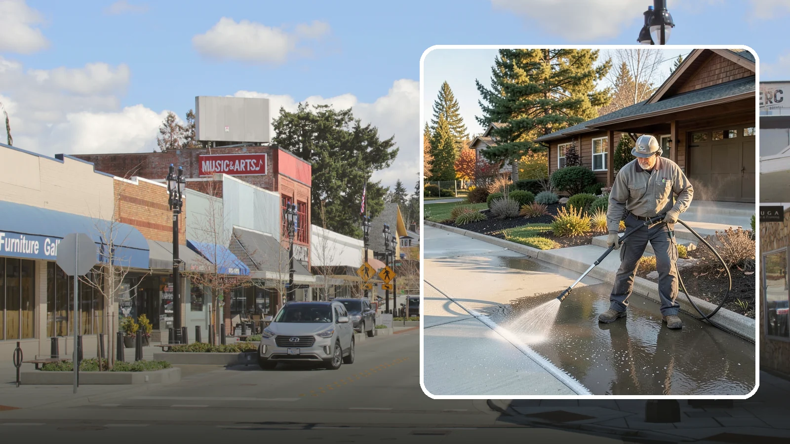 Curb Appeal Package in Bothell, King County, WA - We target the surfaces that buyers and guests see first, delivering a fast, high-impact refresh of your home's street-facing...