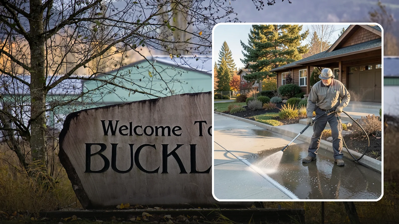 Curb Appeal Package in Buckley, Pierce County, WA - We target the surfaces that buyers and guests see first, delivering a fast, high-impact refresh of your home's street-facing...