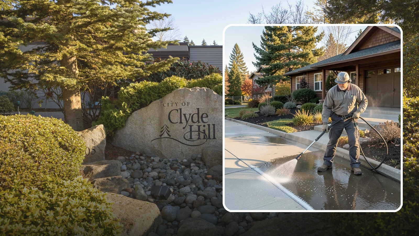 Curb Appeal Package in Clyde Hill, King County, WA - We target the surfaces that buyers and guests see first, delivering a fast, high-impact refresh of your home's street-facing...