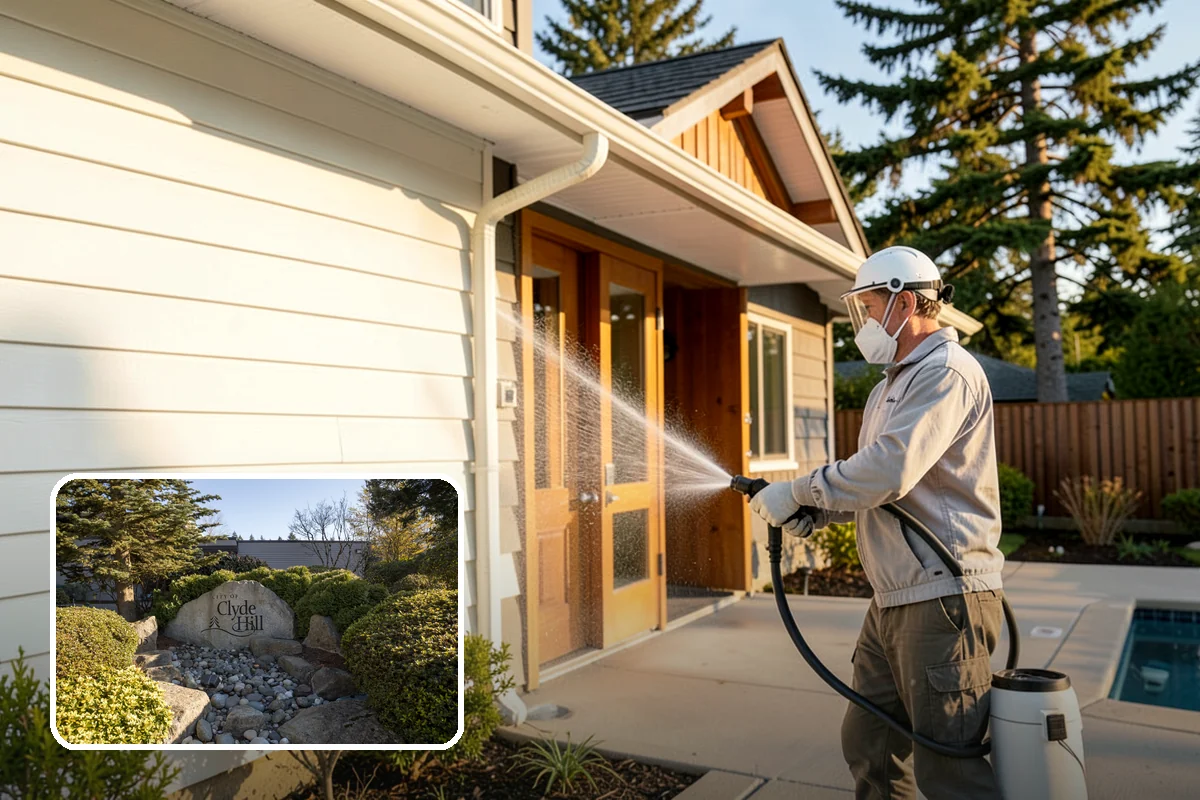 Curb Appeal Package in Clyde Hill, King County, WA - Concentrates the budget on the highest-visibility areas