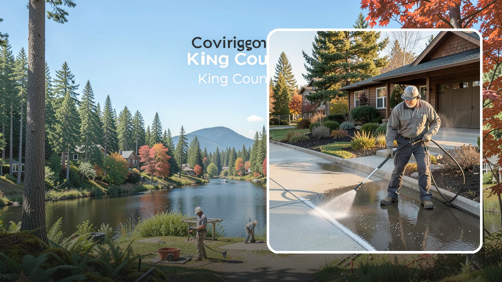 Curb Appeal Package in Covington, King County, WA - We target the surfaces that buyers and guests see first, delivering a fast, high-impact refresh of your home's street-facing...