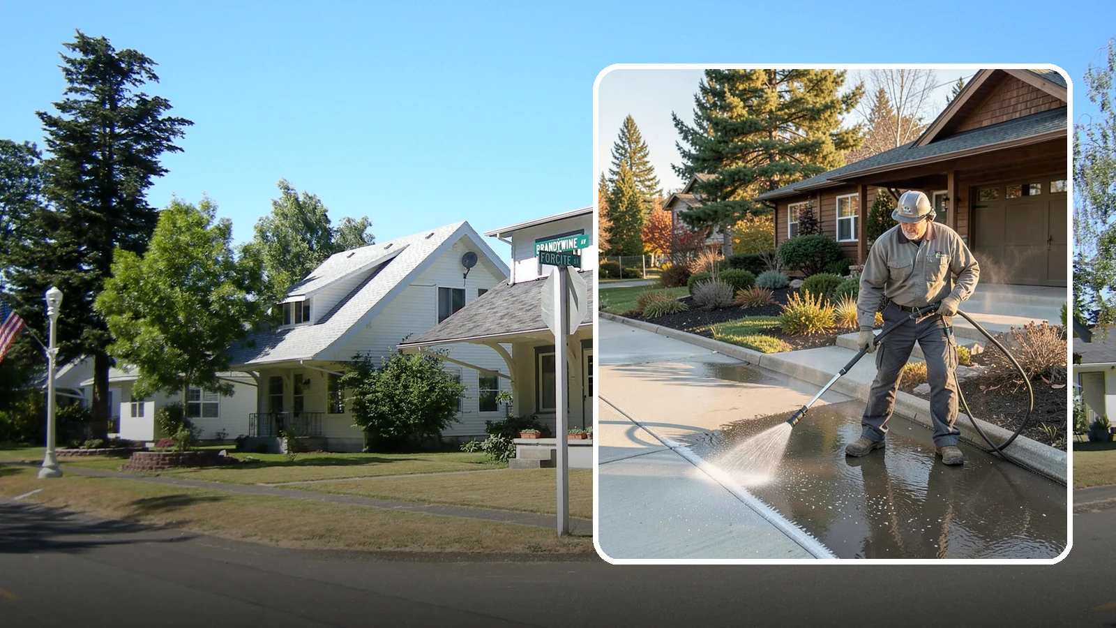 Curb Appeal Package in DuPont, Pierce County, WA - We target the surfaces that buyers and guests see first, delivering a fast, high-impact refresh of your home's street-facing...