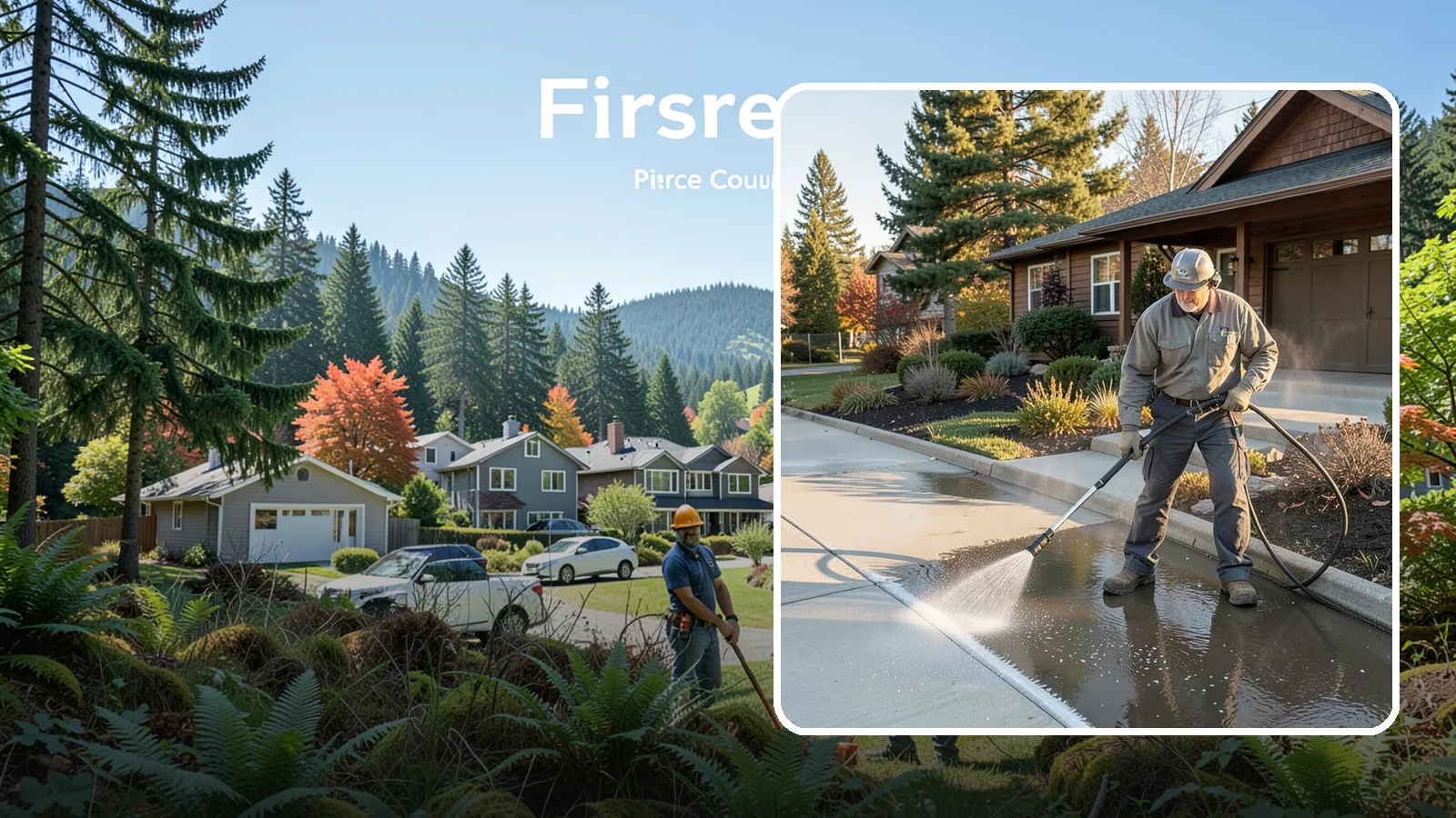 Curb Appeal Package in Fircrest, Pierce County, WA - We target the surfaces that buyers and guests see first, delivering a fast, high-impact refresh of your home's street-facing...