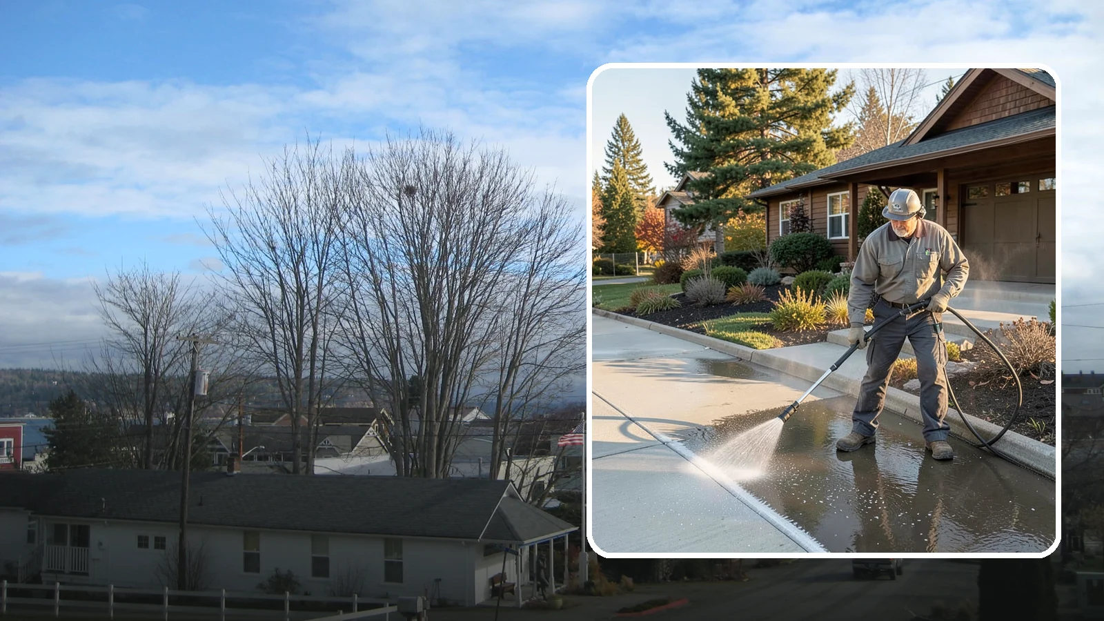 Curb Appeal Package in Langley, Island County, WA - We target the surfaces that buyers and guests see first, delivering a fast, high-impact refresh of your home's street-facing...