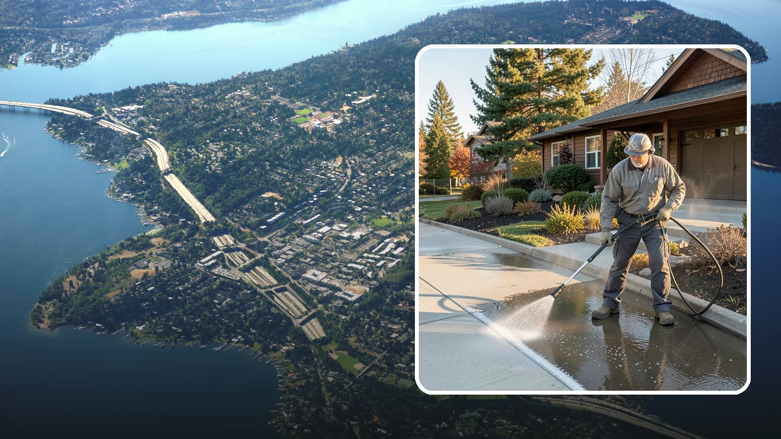 Curb Appeal Package in Mercer Island, King County, WA - We target the surfaces that buyers and guests see first, delivering a fast, high-impact refresh of your home's street-facing...