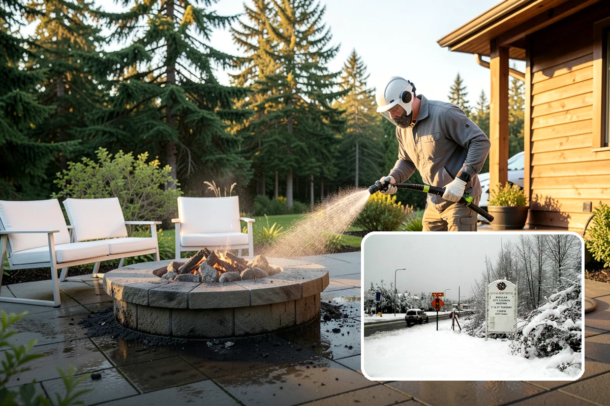 Curb Appeal Package in Newcastle, King County, WA - Concentrates the budget on the highest-visibility areas