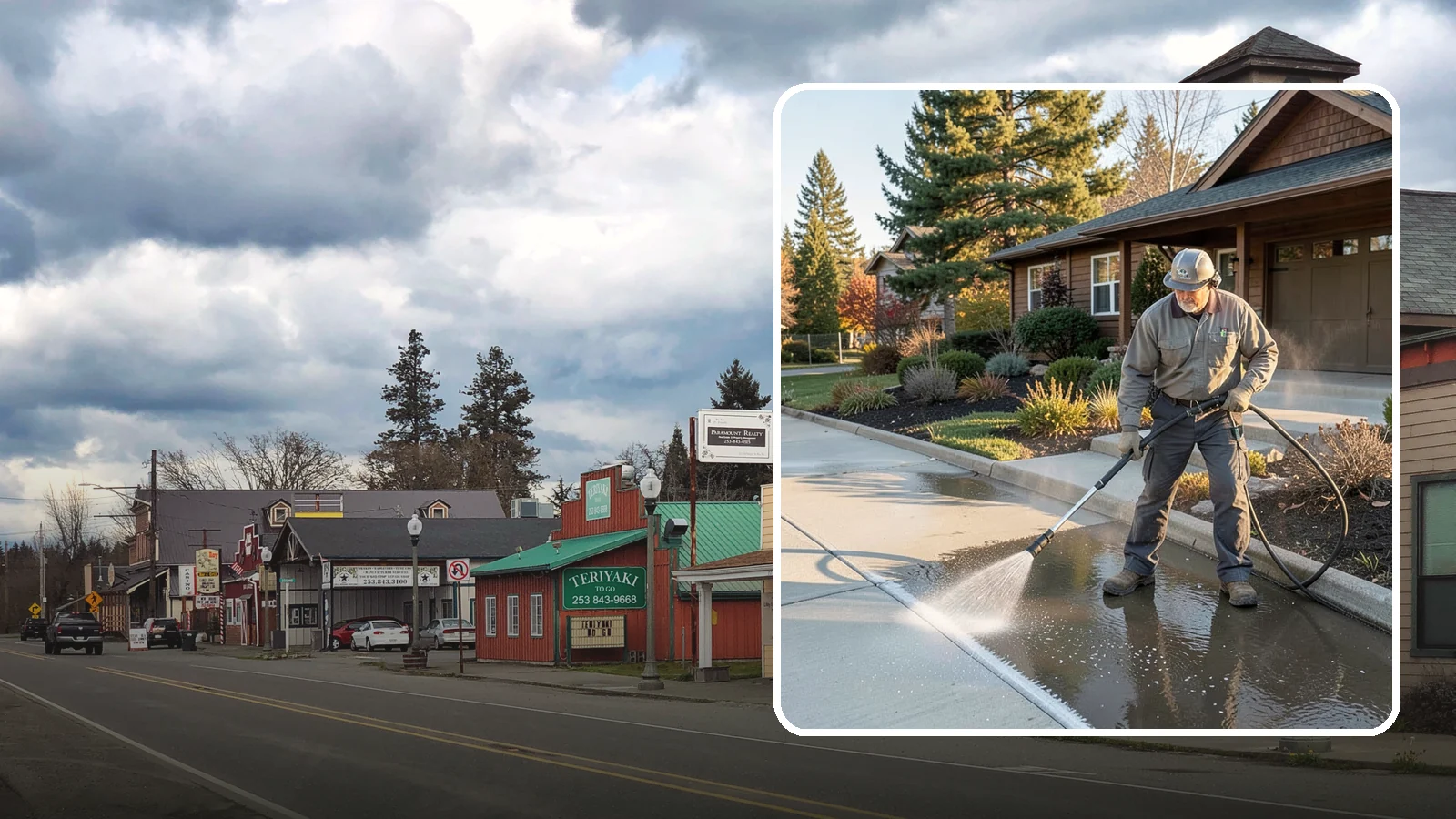Curb Appeal Package in Roy, Pierce County, WA - We target the surfaces that buyers and guests see first, delivering a fast, high-impact refresh of your home's street-facing...