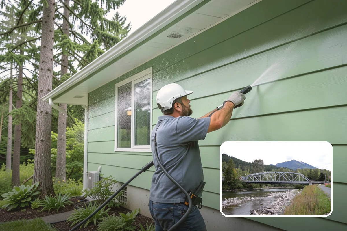 Curb Appeal Package in Skykomish, King County, WA - Concentrates the budget on the highest-visibility areas