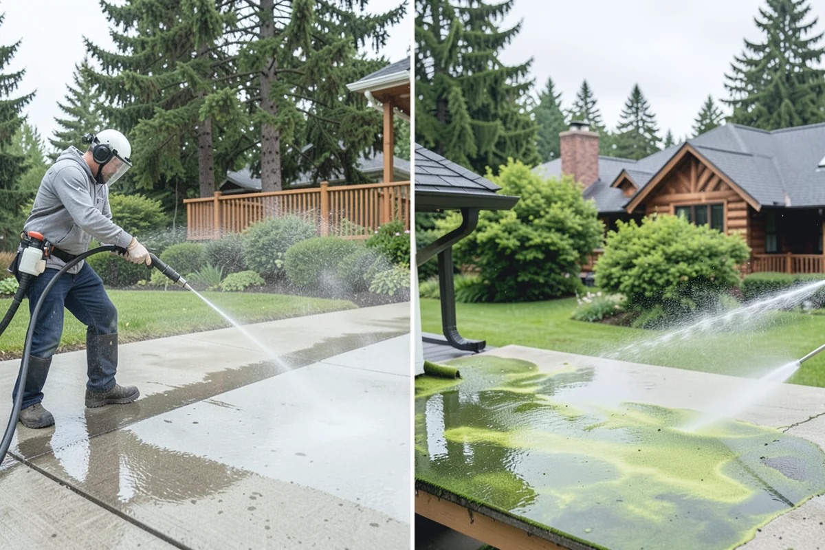 Deck & Fence Package in Des Moines, King County, WA - Protect plantings and pre-wet surrounding foliage