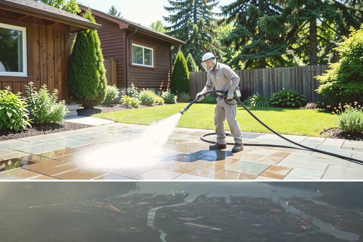 Deck & Fence Package in Fife, Pierce County, WA - Clean deck and fence in early summer during a dry window, especially if you plan to seal afterward.