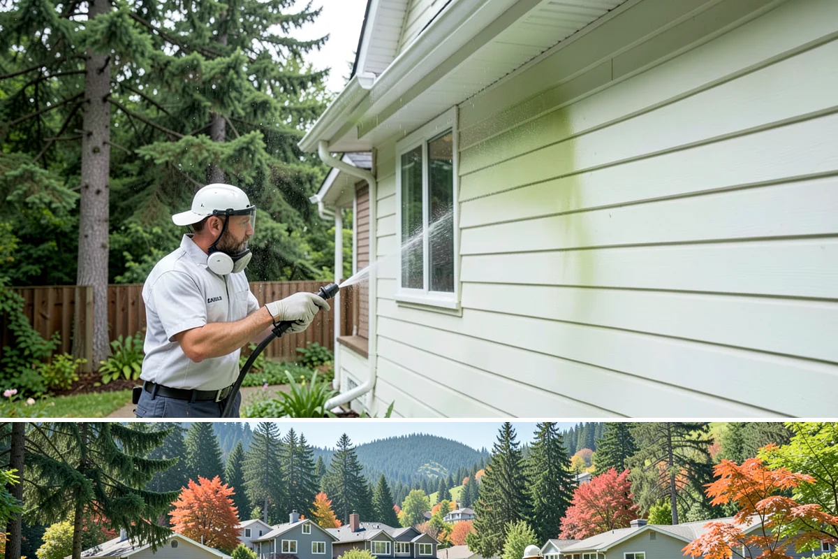 Deck & Fence Package in Fircrest, Pierce County, WA - Clean deck and fence in early summer during a dry window, especially if you plan to seal afterward.