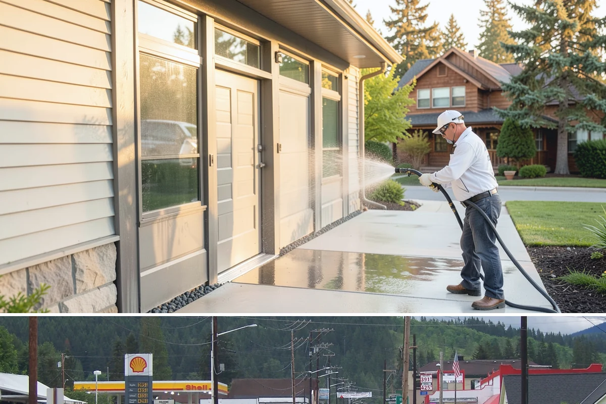 Deck & Fence Package in Granite Falls, Snohomish County, WA - Clean deck and fence in early summer during a dry window, especially if you plan to seal afterward.