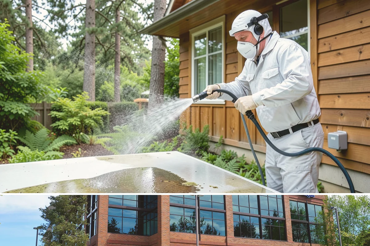 Deck & Fence Package in Mountlake Terrace, Snohomish County, WA - Clean deck and fence in early summer during a dry window, especially if you plan to seal afterward.