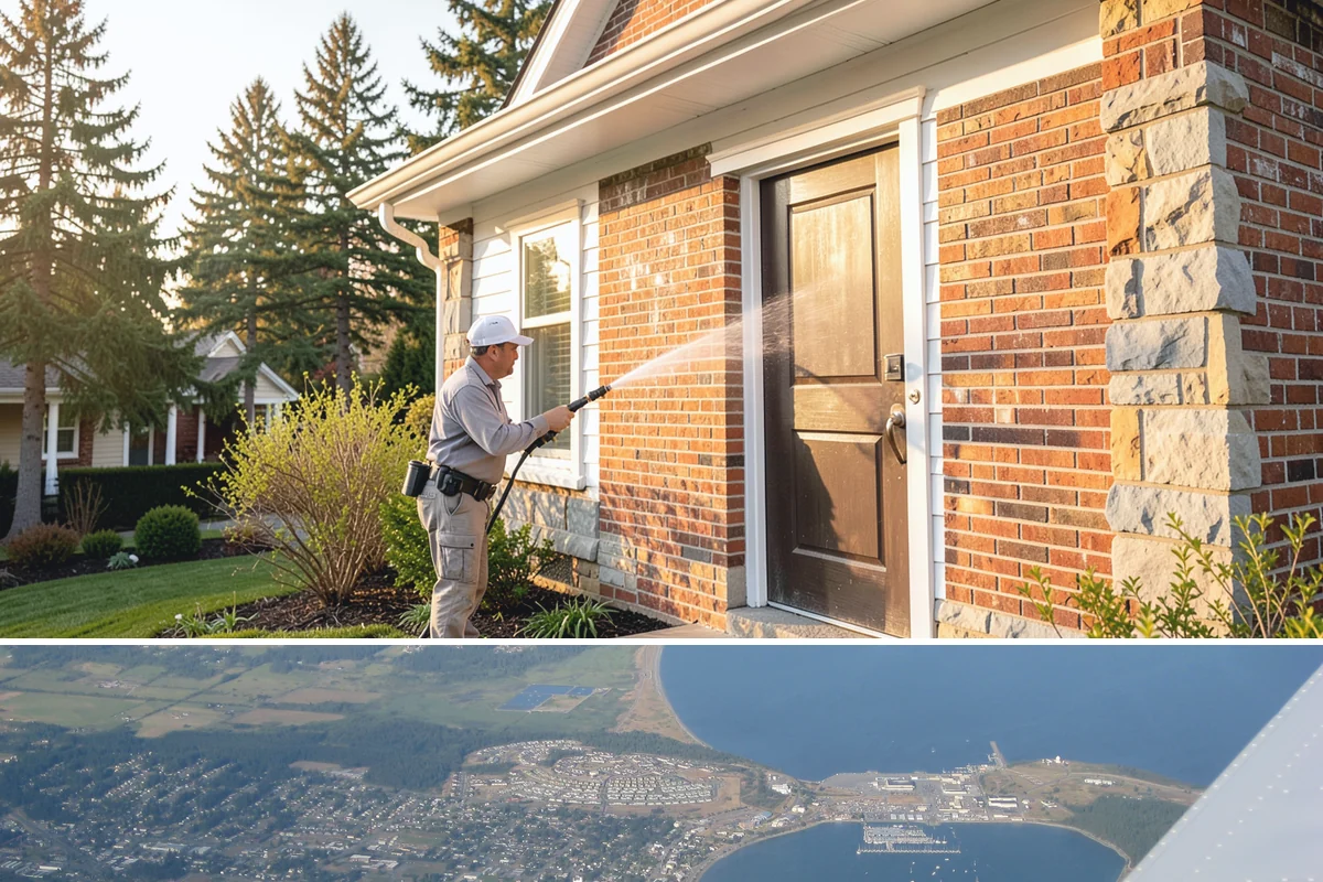 Deck & Fence Package in Oak Harbor, Island County, WA - Clean deck and fence in early summer during a dry window, especially if you plan to seal afterward.