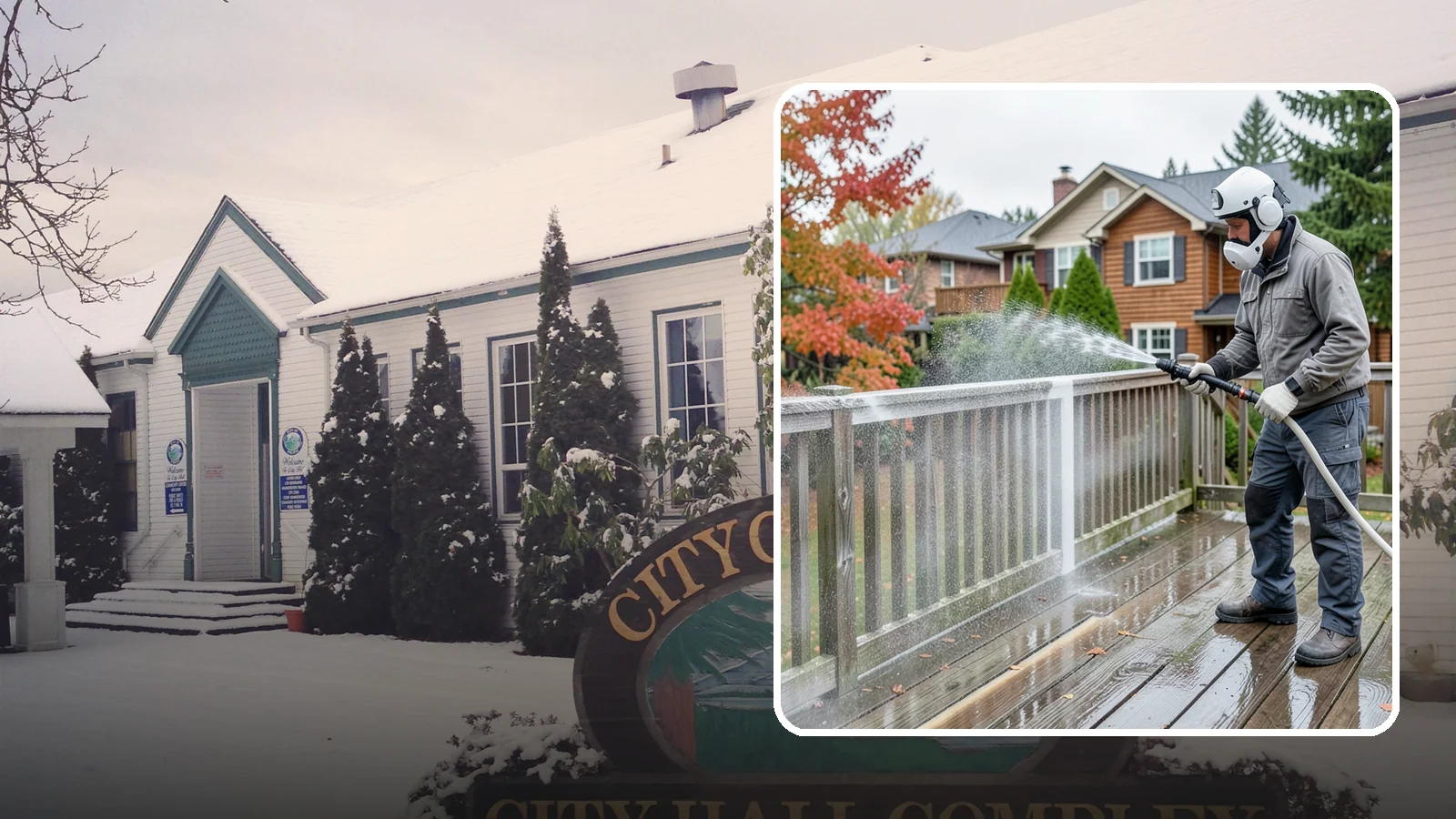 Deck & Fence Package in Pacific, King County, WA - We clean and brighten your deck and fence together to revive the wood or composite the Northwest wet season grays out.