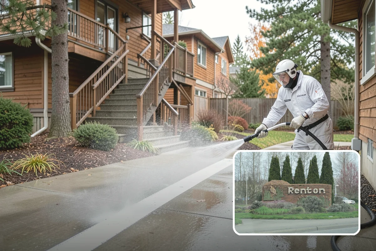 Deck & Fence Package in Renton, King County, WA - Matches brightened tone across deck and fence