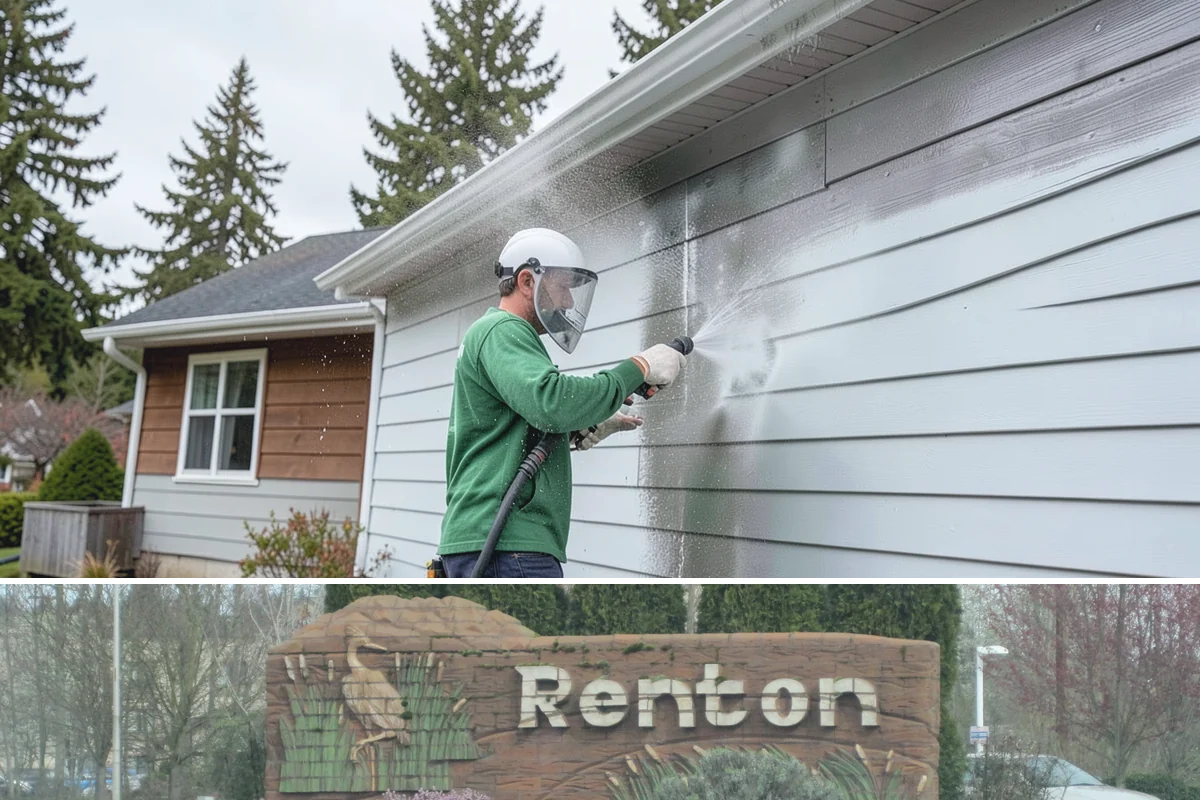 Deck & Fence Package in Renton, King County, WA - Clean deck and fence in early summer during a dry window, especially if you plan to seal afterward.