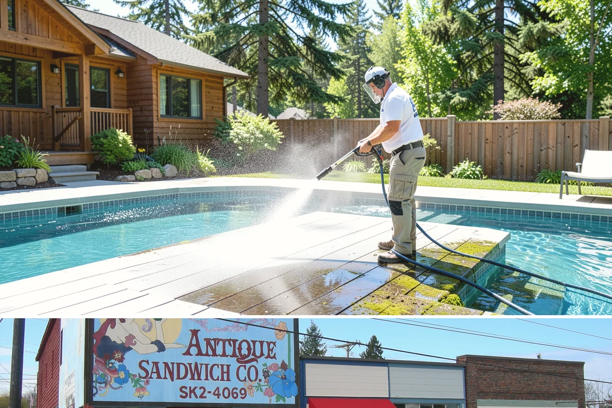 Deck & Fence Package in Ruston, Pierce County, WA - Clean deck and fence in early summer during a dry window, especially if you plan to seal afterward.