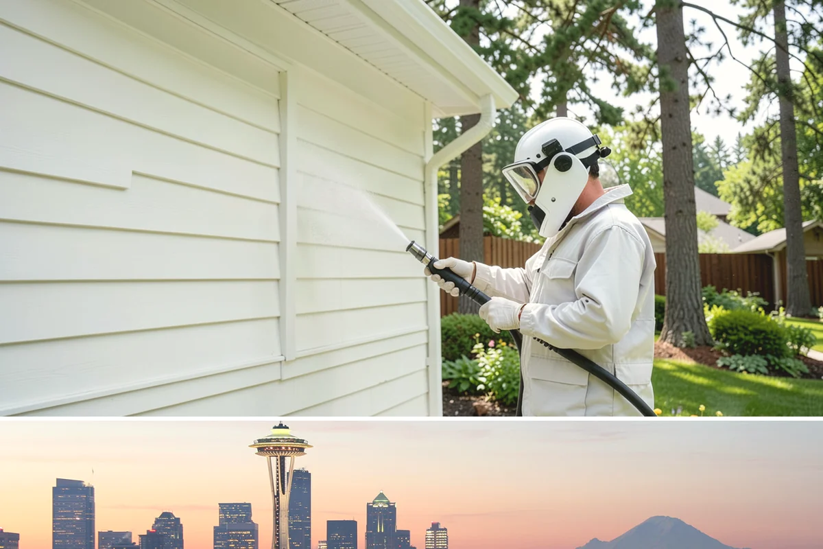 Deck & Fence Package in Seattle, King County, WA - Clean deck and fence in early summer during a dry window, especially if you plan to seal afterward.
