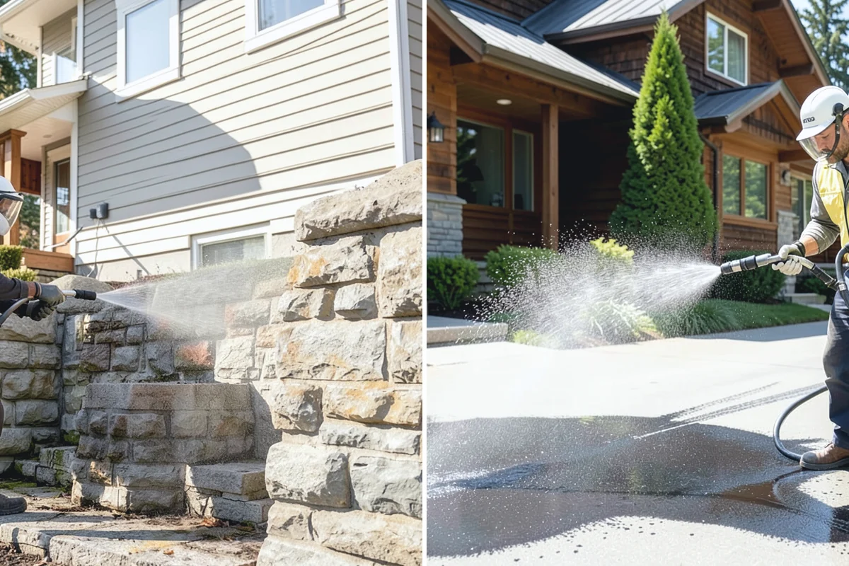 Deck & Fence Package in Skykomish, King County, WA - Protect plantings and pre-wet surrounding foliage