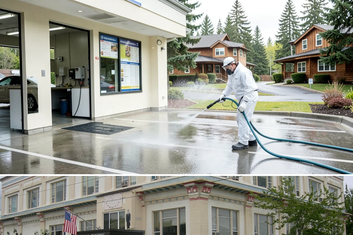 Deck Brightening in Anacortes, Skagit County, WA - Brighten decks right after cleaning in dry summer weather for the best color and cure.