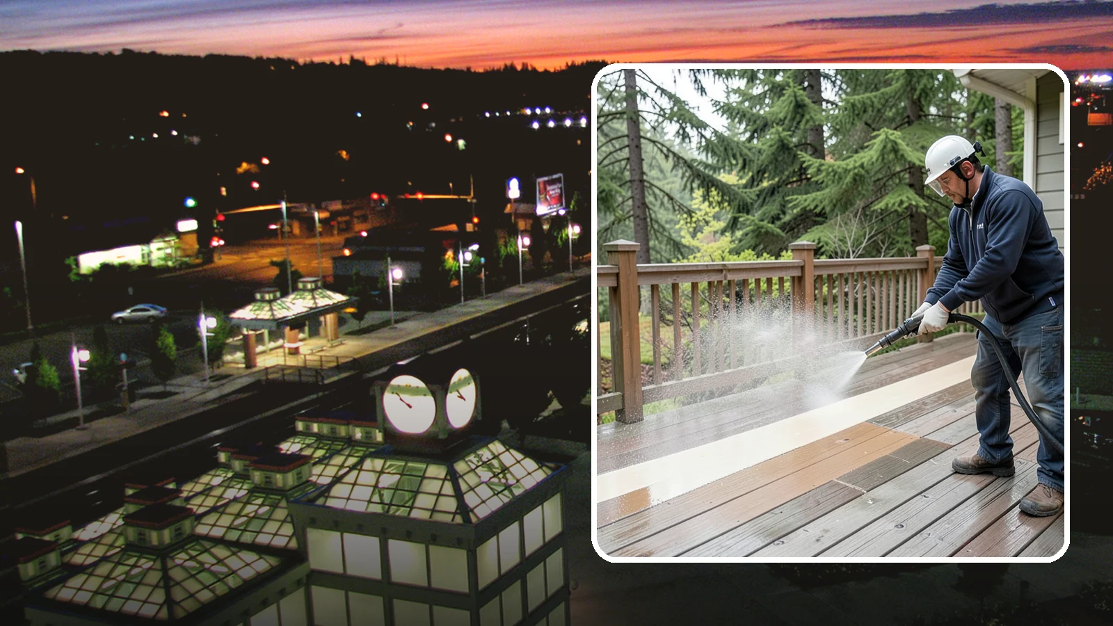 Deck Brightening in Auburn, King County, WA - Apply a wood brightener that neutralizes cleaned decks and restores a bright, even PNW-ready tone.