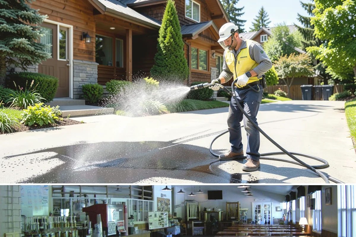 Deck Brightening in Black Diamond, King County, WA - Brighten decks right after cleaning in dry summer weather for the best color and cure.