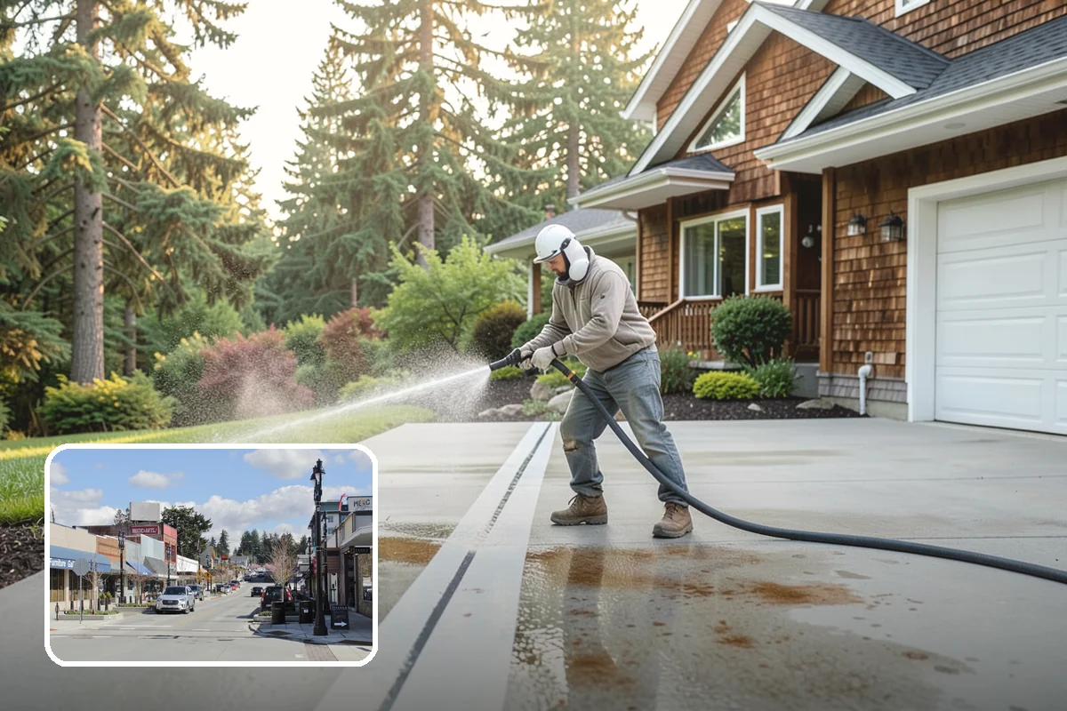 Deck Brightening in Bothell, King County, WA - Neutralizes the wood after cleaning