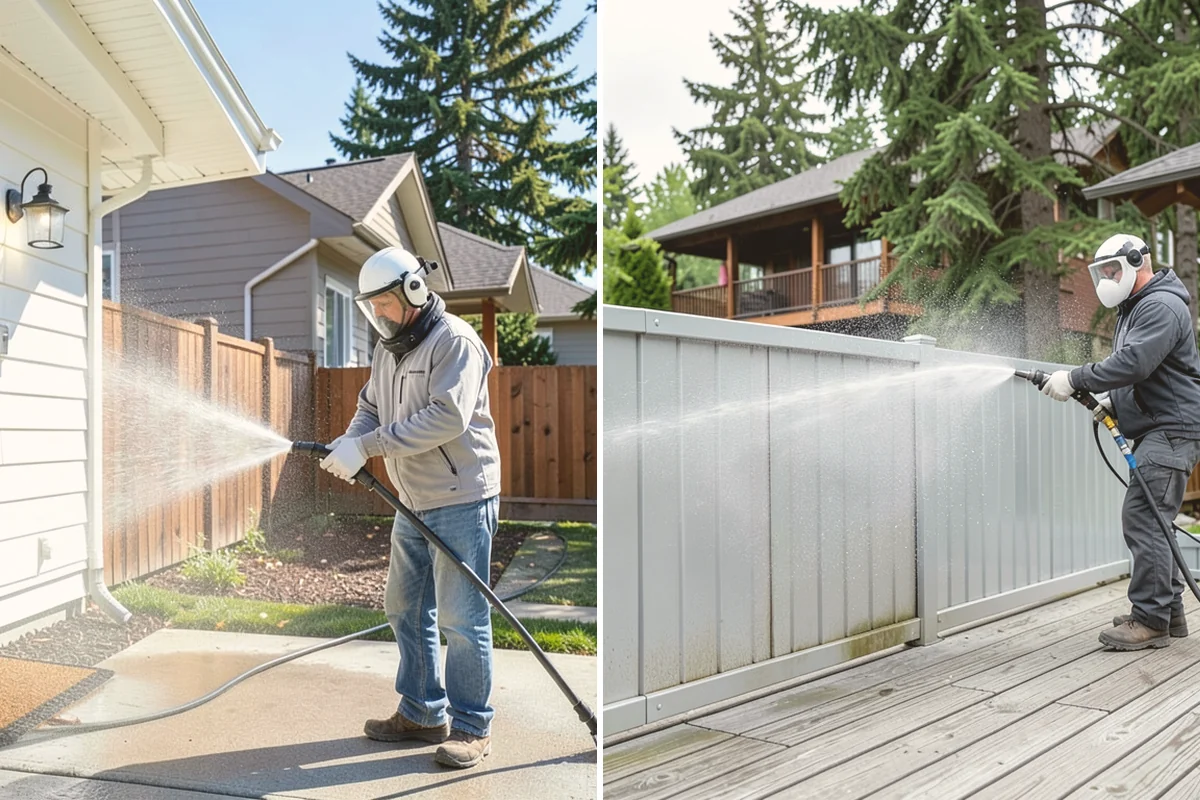 Deck Brightening in Bothell, King County, WA - Confirm the deck is cleaned and still damp