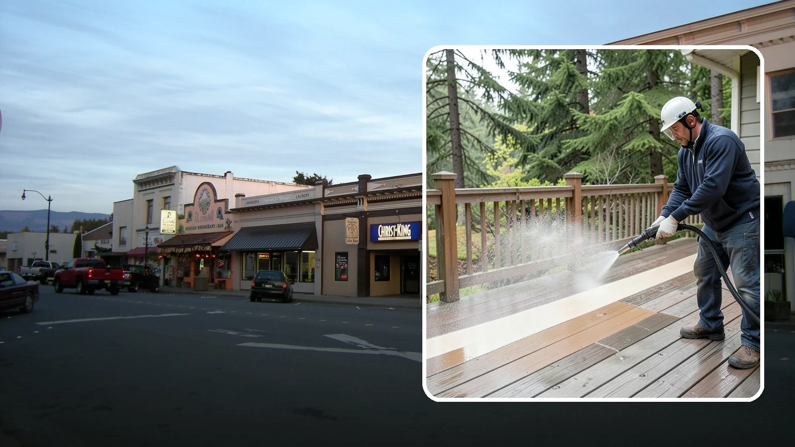 Deck Brightening in Burlington, Skagit County, WA - Apply a wood brightener that neutralizes cleaned decks and restores a bright, even PNW-ready tone.