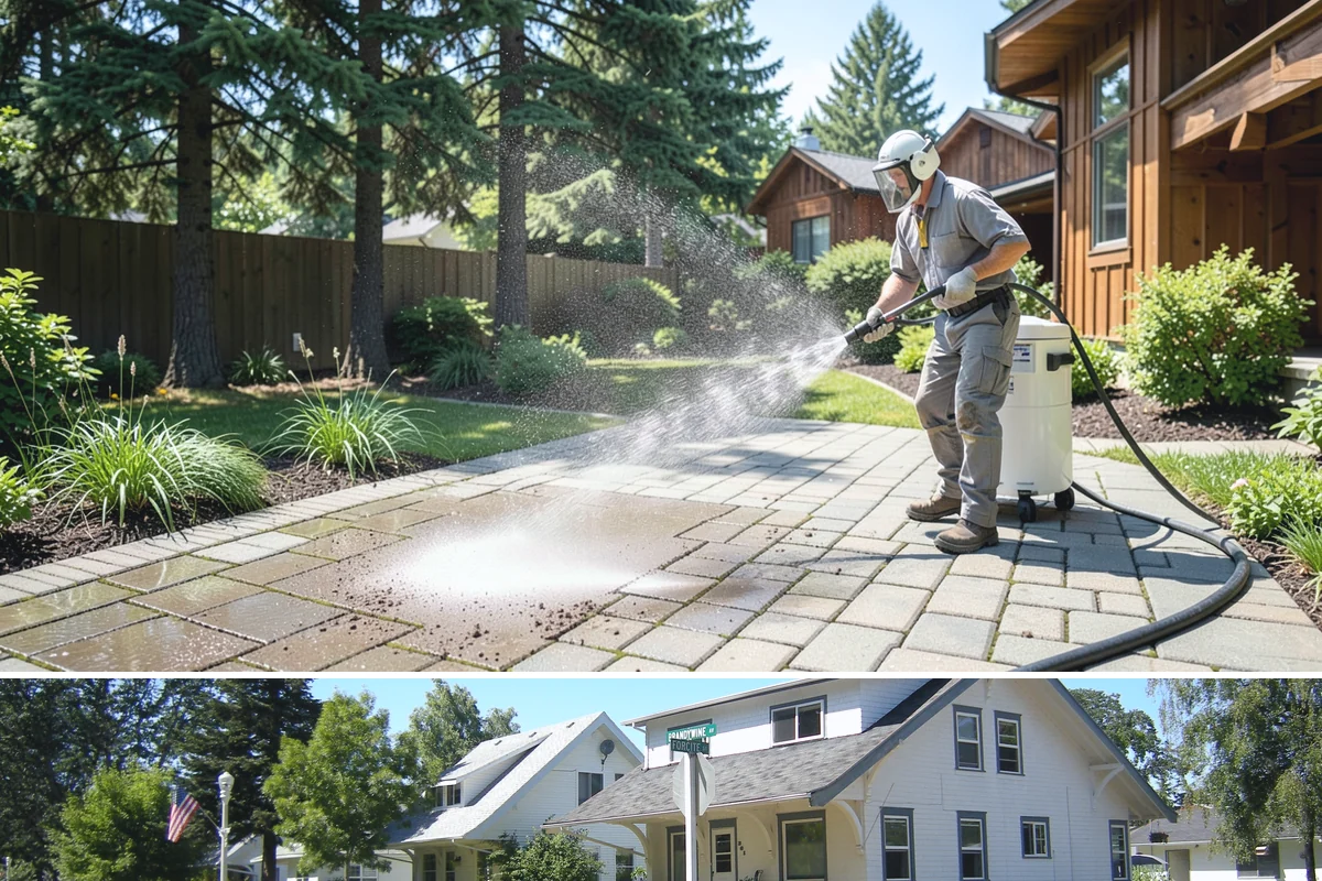 Deck Brightening in DuPont, Pierce County, WA - Brighten decks right after cleaning in dry summer weather for the best color and cure.