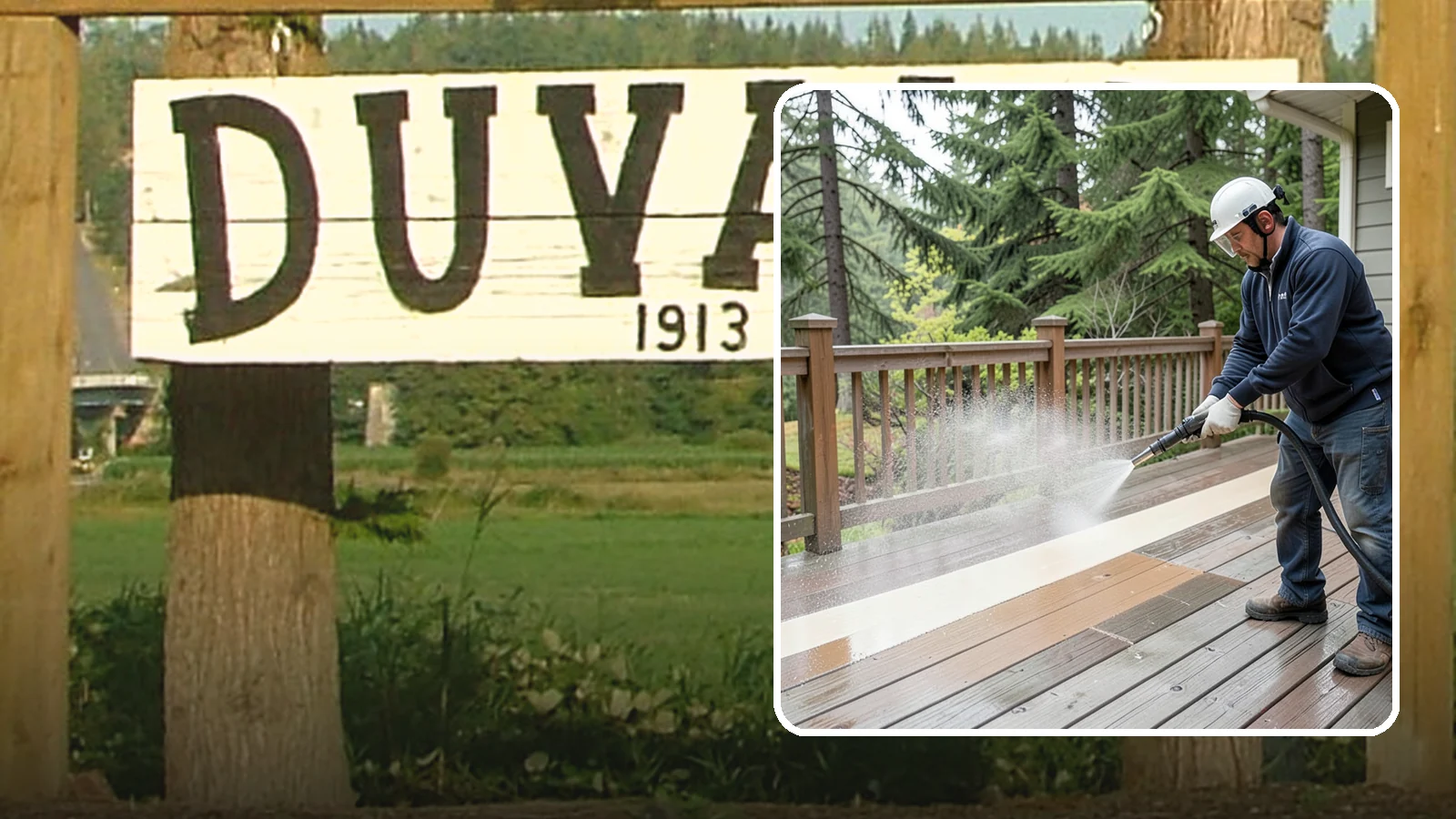 Deck Brightening in Duvall, King County, WA - Apply a wood brightener that neutralizes cleaned decks and restores a bright, even PNW-ready tone.