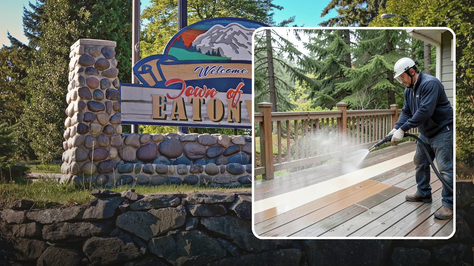 Deck Brightening in Eatonville, Pierce County, WA - Apply a wood brightener that neutralizes cleaned decks and restores a bright, even PNW-ready tone.