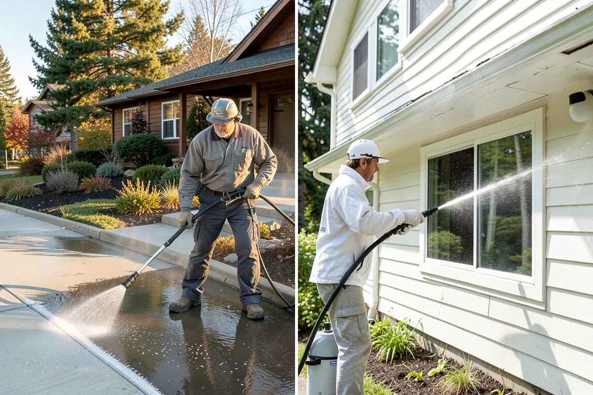 Deck Brightening in Enumclaw, King County, WA - Confirm the deck is cleaned and still damp