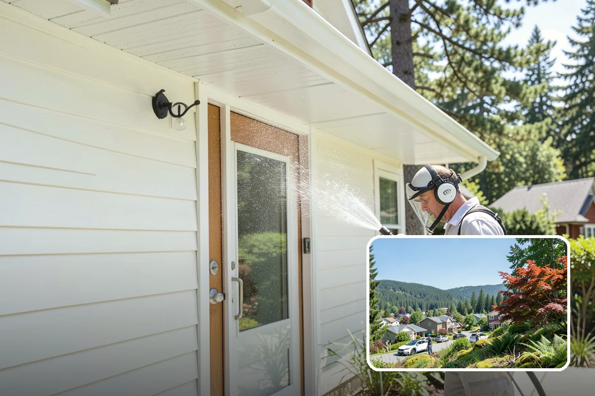 Deck Brightening in Index, Snohomish County, WA - Neutralizes the wood after cleaning