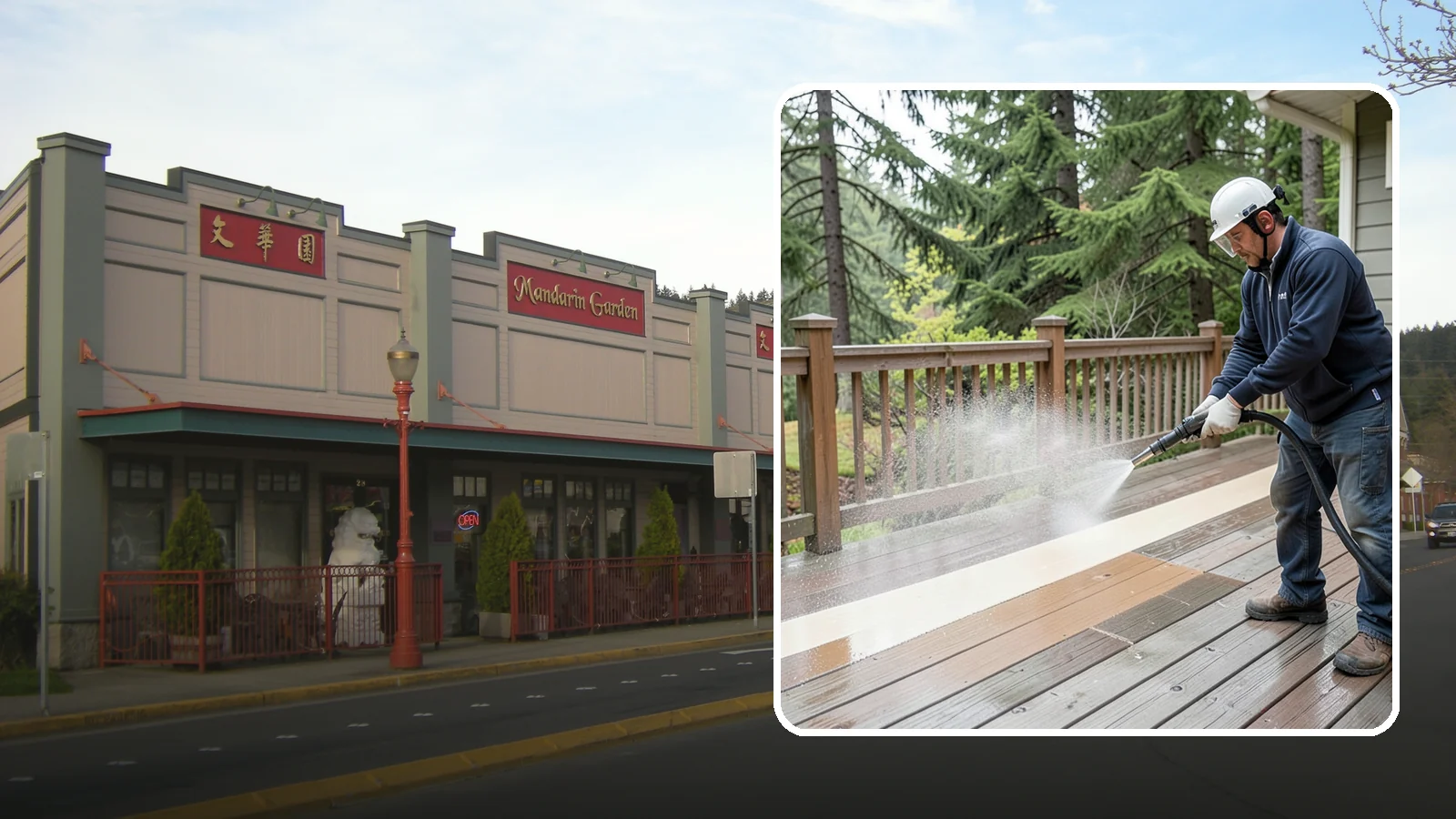 Deck Brightening in Issaquah, King County, WA - Apply a wood brightener that neutralizes cleaned decks and restores a bright, even PNW-ready tone.